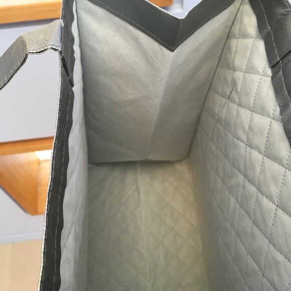 Quilted Silver Tone Neiman Marcus Tote - Picture 6 of 6